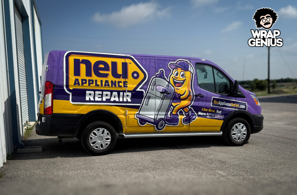 commercial van wrap in austin